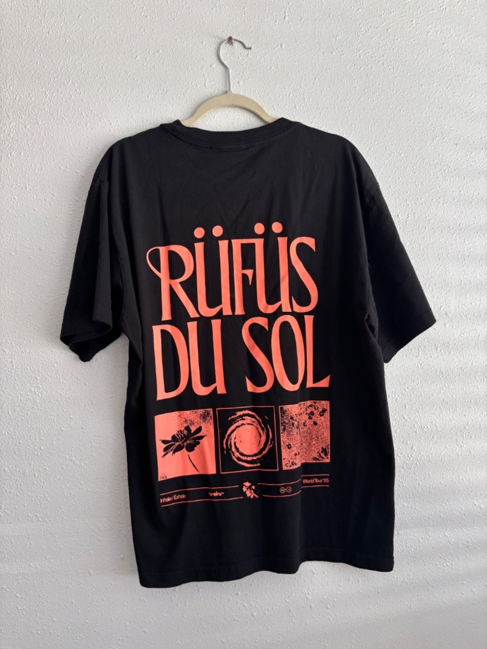 Rufus Du Sol World Tour 2025 Inhale/Exhale Concert T-shirt